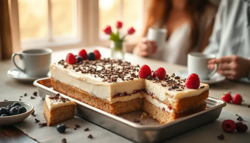 Cremiger Kaffeekuchen mit Butterkeksen: Das nostalgische Dessert für jeden Anlass