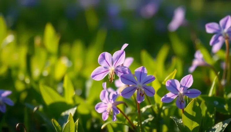 Duftveilchen: die heilenden Eigenschaften des Viola odorata im Frühling entdecken