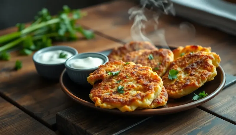 Lauch-Feta-Puffer: wie dieses Ofenwunder Ihr Abendessen verwandelt