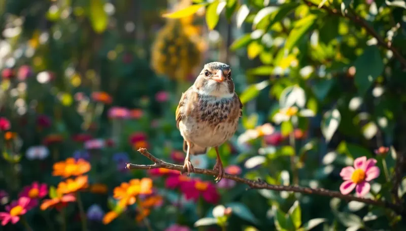 Spatzen im Garten: Warum Sie diesen Vogel nicht vertreiben sollten